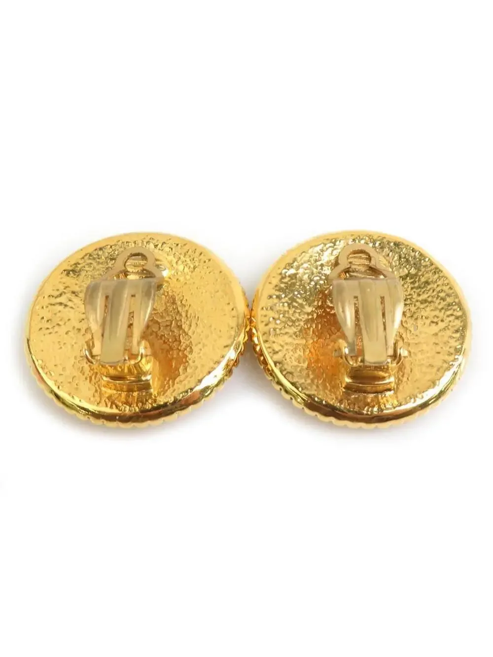 Auth Chanel Vintage Cc Logo Clip On #302869C37B